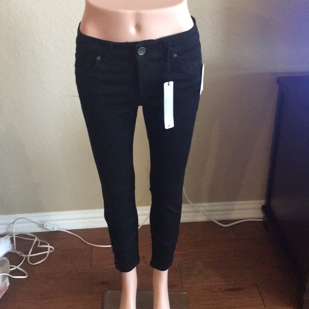Size 0 & 4 Left Kut from the Kloth Black Jeans